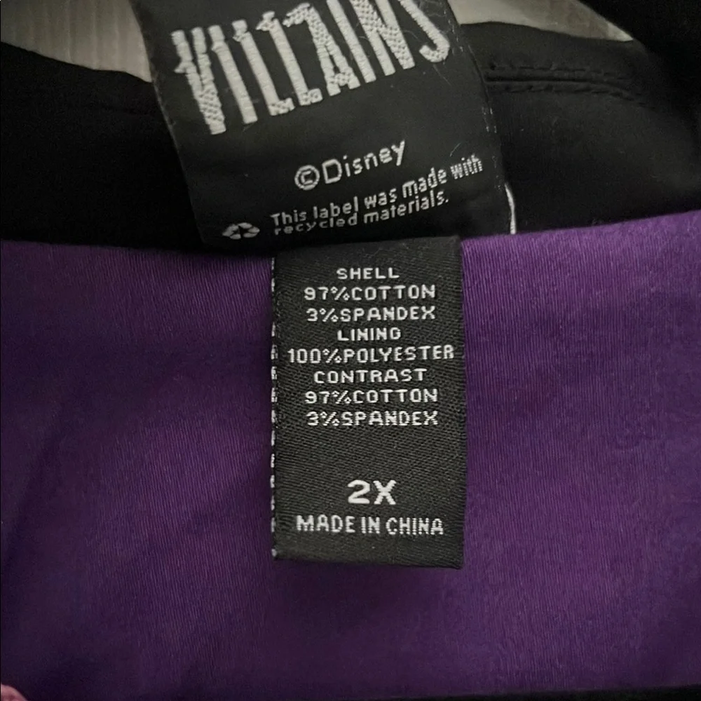 Her Universe Little Mermaid Ursula Purple Pleated Polo Collar Sundress NWT - Picture 3 of 8
